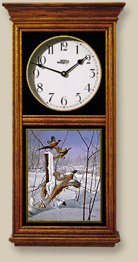 Pheasants Clock